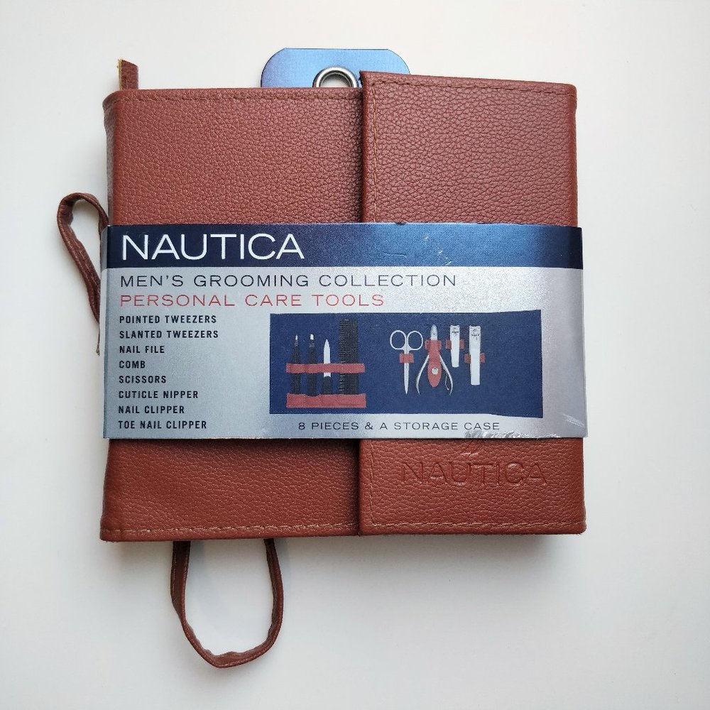 NEW Nautica Men's 8-Piece Grooming Personal Care Toolset